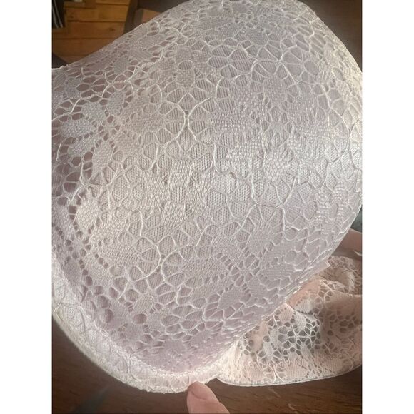 Laura Ashley Pastel Peach Lace Bra Sz 40DD NWOT - Picture 5 of 5